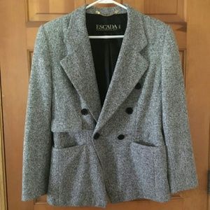 Escada Mereditha Ley wool/cashmere peacoat